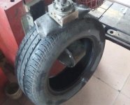 常见的补胎方式4：火补轮胎